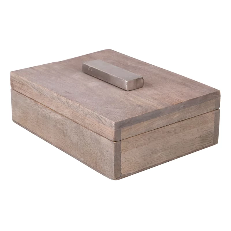 Laila Ali Grey Box With Metal Handle, 8x6 4 Laila Ali Grey Box With Metal Handle, 8x6 - Image 2