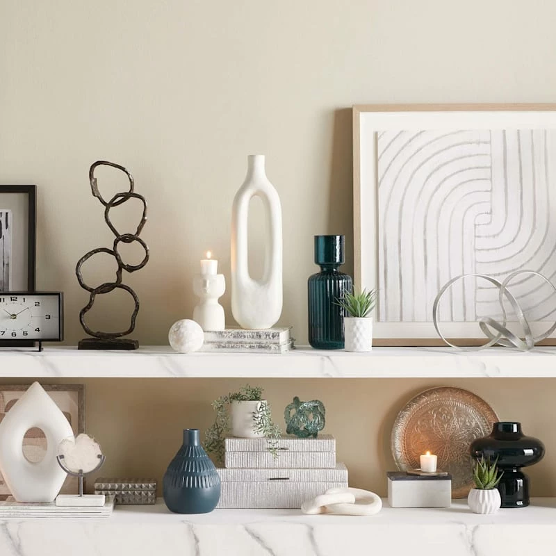 Laila Ali Metallic Seagrass Decorative Box, Medium 5 Laila Ali Metallic Seagrass Decorative Box, Medium - Image 3