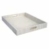 LG Rect Woven White Gold Tray 1 LG Rect Woven White Gold Tray -Home Decoration Sales Shop lg rect woven white gold tray