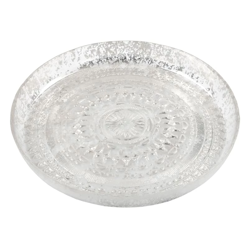 Lidya Silver Plate, 14" 3 Lidya Silver Plate, 14"
