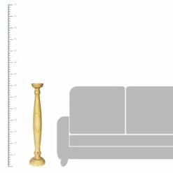 Light Wood Candle Holder, 36" 5 Light Wood Candle Holder, 36" -Home Decoration Sales Shop light wood candle holder 36 1