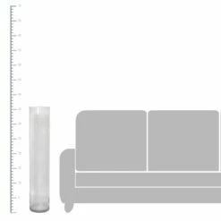 Long Clear Glass Floor Vase, 36" 5 Long Clear Glass Floor Vase, 36" -Home Decoration Sales Shop long clear glass floor vase 36 1