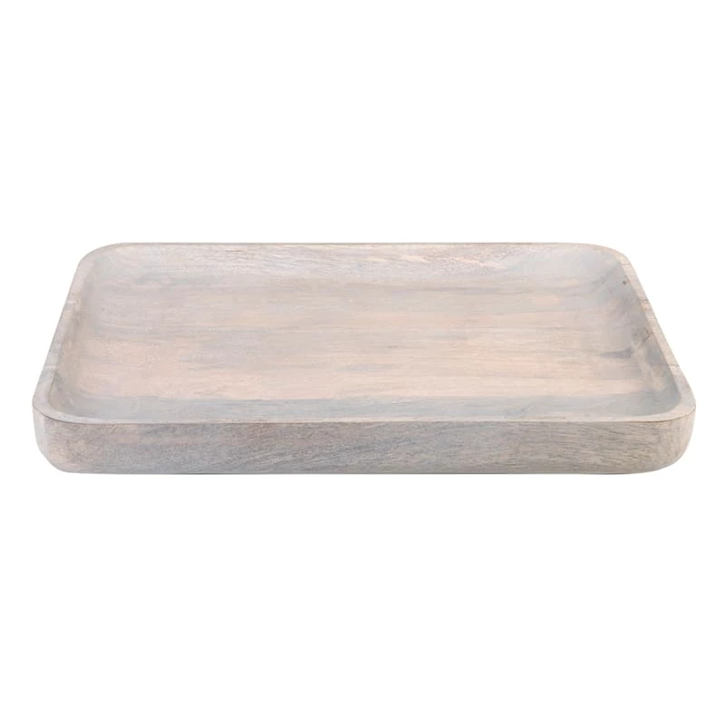 Mango Wood Tray, 16x12 3 Mango Wood Tray, 16x12