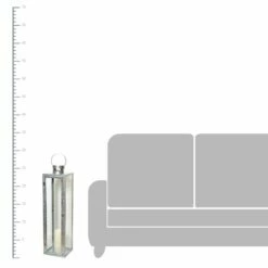 Metal LED Lantern, 29" 5 Metal LED Lantern, 29" -Home Decoration Sales Shop metal led lantern 29 1