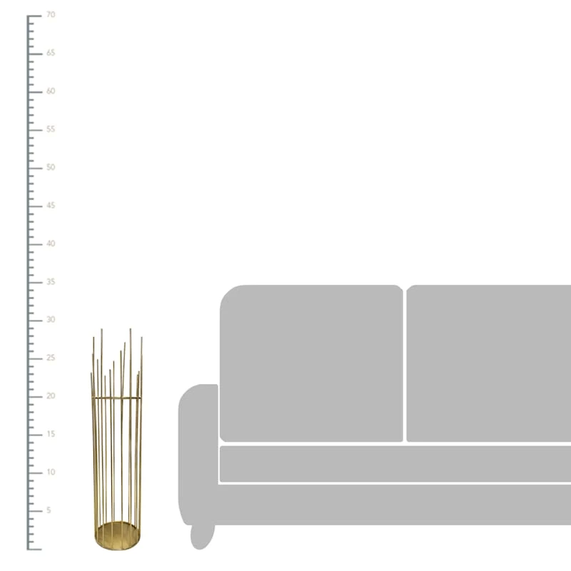 Metallic Candle Holder, 29" 4 Metallic Candle Holder, 29" - Image 2