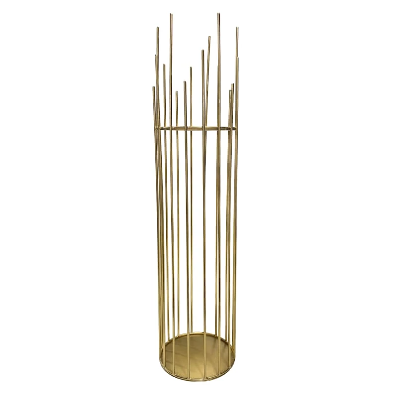 Metallic Candle Holder, 29" 3 Metallic Candle Holder, 29"
