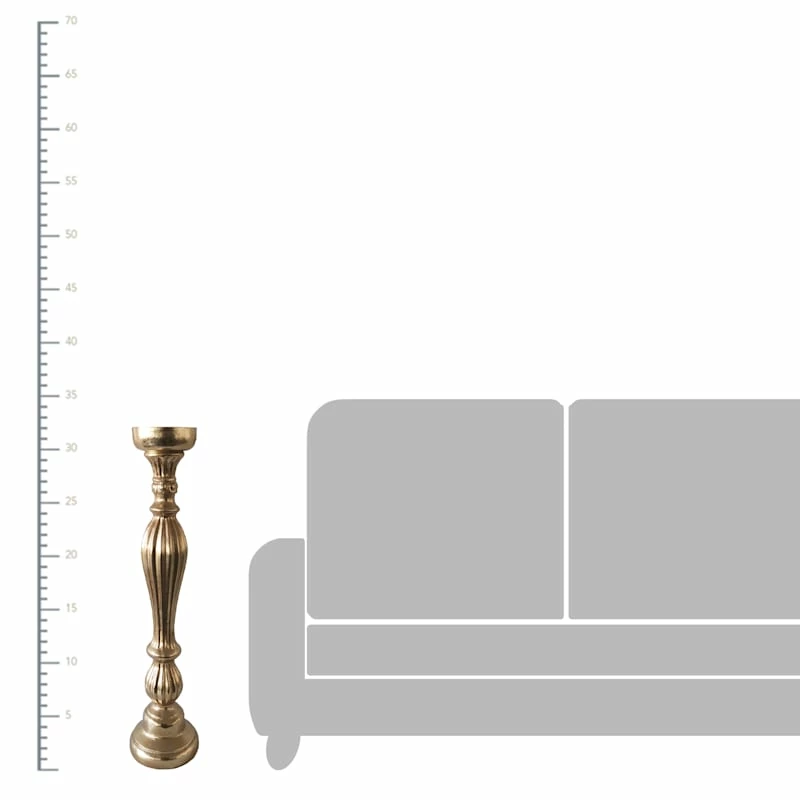 Metallic Candle Holder, 32" 4 Metallic Candle Holder, 32" - Image 2