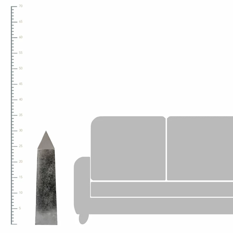 Metallic Obelisk Decor, 29" 3 Metallic Obelisk Decor, 29" - Image 2