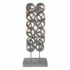 Metallic Resin Decor With Base, 30.3" 2 Metallic Resin Decor With Base, 30.3" -Home Decoration Sales Shop metallic resin decor with base 30.3