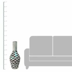 Mosaic Metal Floor Vase, 29" 5 Mosaic Metal Floor Vase, 29" -Home Decoration Sales Shop mosaic metal floor vase 29 1