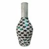 Mosaic Metal Floor Vase, 29" 2 Mosaic Metal Floor Vase, 29" -Home Decoration Sales Shop mosaic metal floor vase 29