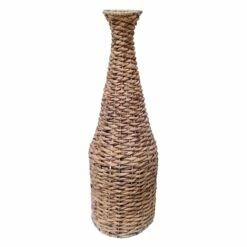 Natural Water Hyacinth Vase, 36"