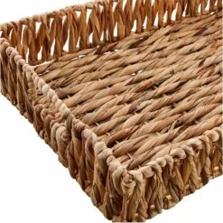 Natural Wicker Woven Decorative Tray, 26x15 -Home Decoration Sales Shop natural wicker woven decorative tray 26x15 2