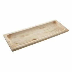 Natural Wood Tray, 24x9