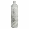 Neutral Floral Metal Floor Vase, 30" 1 Neutral Floral Metal Floor Vase, 30" -Home Decoration Sales Shop neutral floral metal floor vase 30