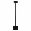 Oversized Black Pillar Candle Holder With Square Base, 30" 2 Oversized Black Pillar Candle Holder With Square Base, 30" -Home Decoration Sales Shop oversized black pillar candle holder with square base 30