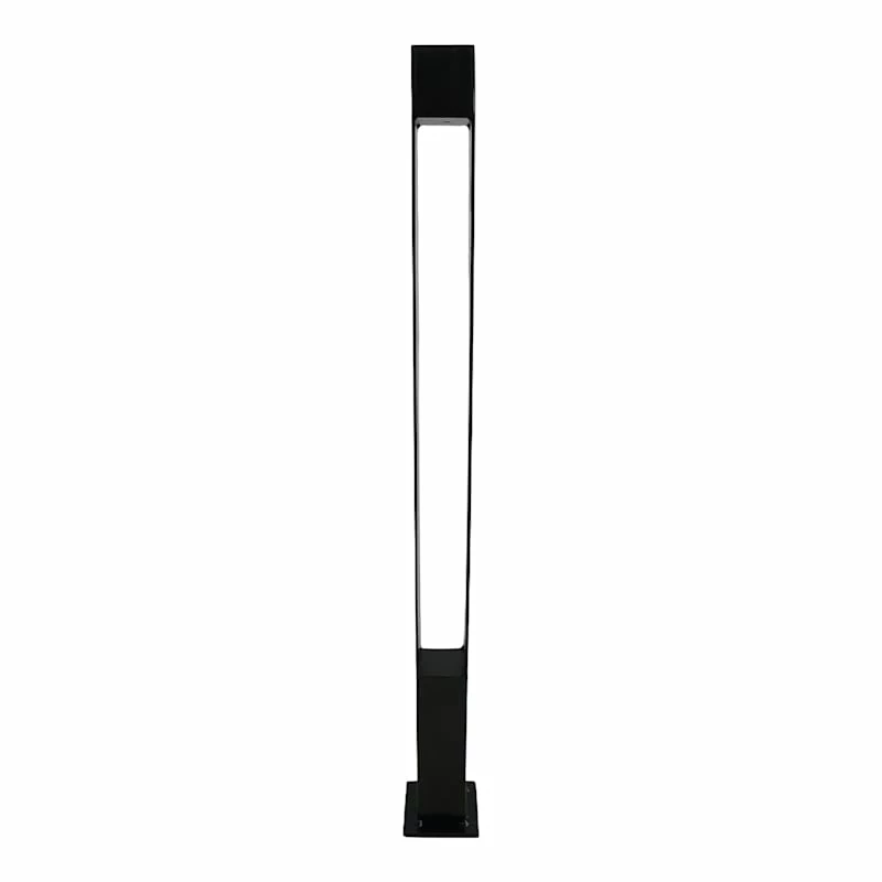 Oversized Black Square Candle Holder, 35" 3 Oversized Black Square Candle Holder, 35"