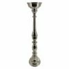 Oversized Silver Floor Candle Holder, 32" 2 Oversized Silver Floor Candle Holder, 32" -Home Decoration Sales Shop oversized silver floor candle holder 32