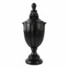 Providence Black Urn With Lid, 16" 2 Providence Black Urn With Lid, 16" -Home Decoration Sales Shop providence black urn with lid 16