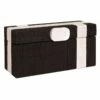 Providence Black & White Woven Box, 9" 1 Providence Black & White Woven Box, 9" -Home Decoration Sales Shop providence black white woven box 9