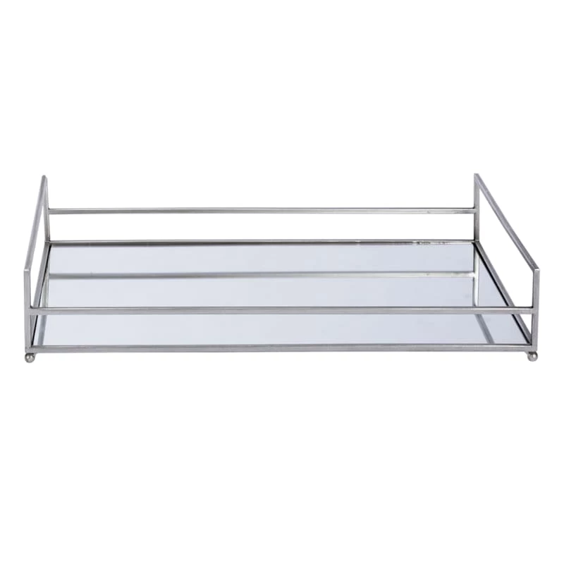 Providence Metal & Mirror Tray, 18" 3 Providence Metal & Mirror Tray, 18"