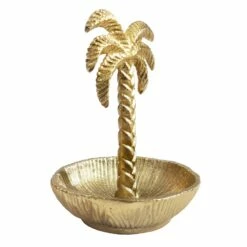 Providence Metallic Palm Tree Table Decor, 5" 5 Providence Metallic Palm Tree Table Decor, 5" -Home Decoration Sales Shop providence metallic palm tree table decor 5 1