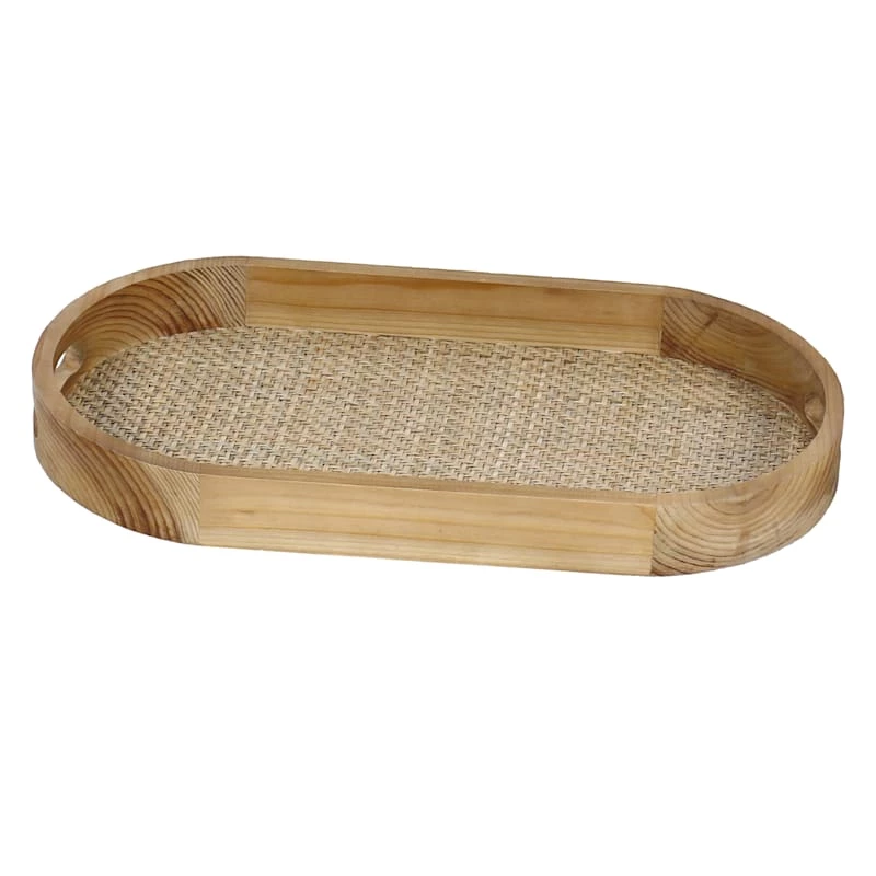 Providence Oval Wooden Tray, Large 3 Providence Oval Wooden Tray, Large