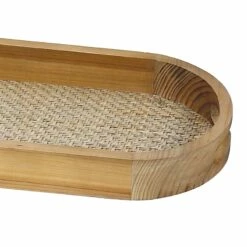 Providence Oval Wooden Tray, Small -Home Decoration Sales Shop providence oval wooden tray small 1