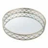 Round Gold Decorative Tray, 20"
