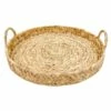 Round Natural Wicker Woven Decorative Tray, 17" 2 Round Natural Wicker Woven Decorative Tray, 17" -Home Decoration Sales Shop round natural wicker woven decorative tray 17