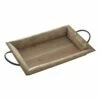 Rustic Wood Tray With Metal Handles, 21x11 1 Rustic Wood Tray With Metal Handles, 21x11 -Home Decoration Sales Shop rustic wood tray with metal handles 21x11 1