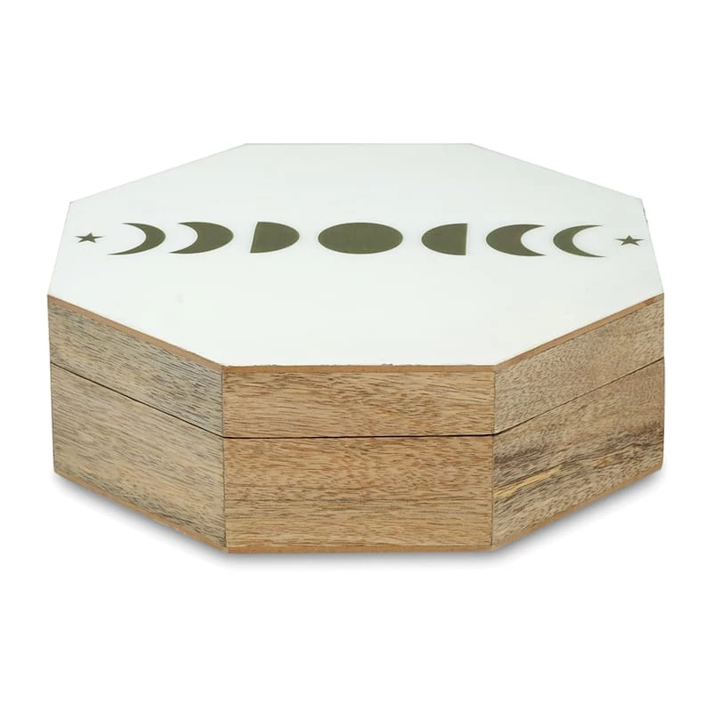 Rustic Wooden Moon Phase Box 4 Rustic Wooden Moon Phase Box - Image 2