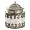 Silver Antique Mercury Jar, 7" 1 Silver Antique Mercury Jar, 7" -Home Decoration Sales Shop silver antique mercury jar 7