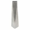 Silver Geo Floor Vase, 36" 1 Silver Geo Floor Vase, 36" -Home Decoration Sales Shop silver geo floor vase 36