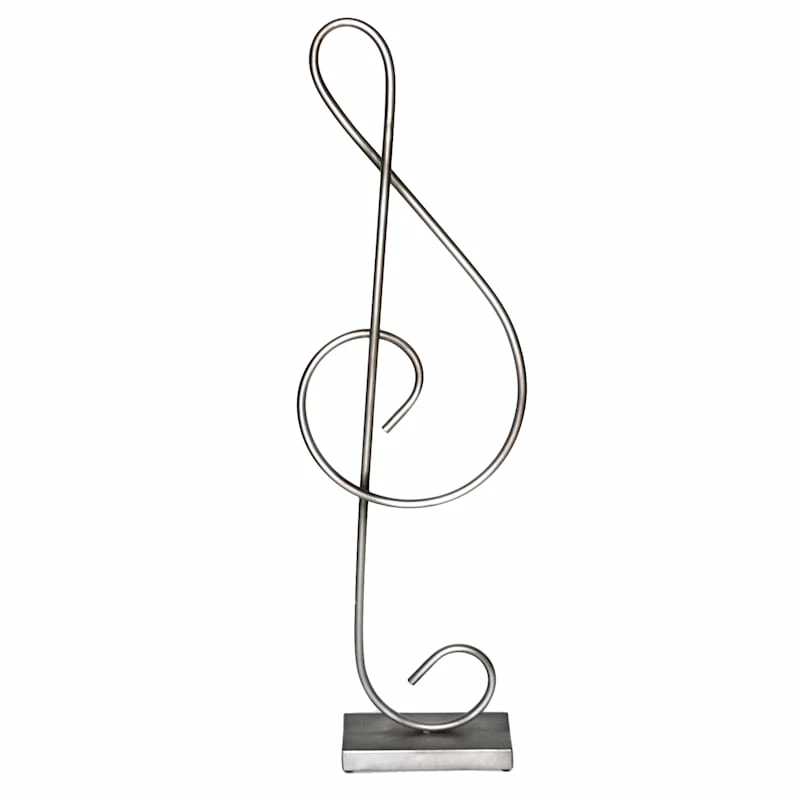 Silver Metal Decor, 40" 3 Silver Metal Decor, 40"