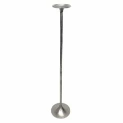 Silver Pillar Candle Holder, 36"