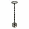 Silver Twisted Pillar Candle Holder, 29" 1 Silver Twisted Pillar Candle Holder, 29" -Home Decoration Sales Shop silver twisted pillar candle holder 29
