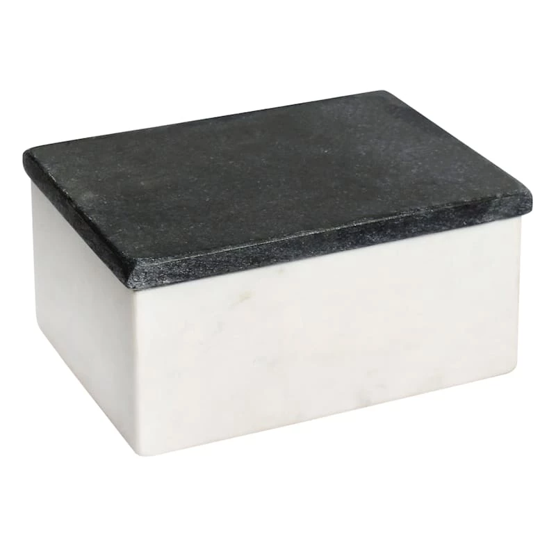 Stone Trinket Box, 6x4 3 Stone Trinket Box, 6x4