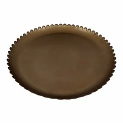 Tracey Boyd Antique Brass Platter, 17"