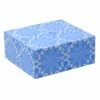 Tracey Boyd Blue Medallion Print Decorative Box, 6x5