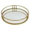 Tracey Boyd Gold Metal Decorative Tray, 14" 2 Tracey Boyd Gold Metal Decorative Tray, 14" -Home Decoration Sales Shop tracey boyd gold metal decorative tray 14