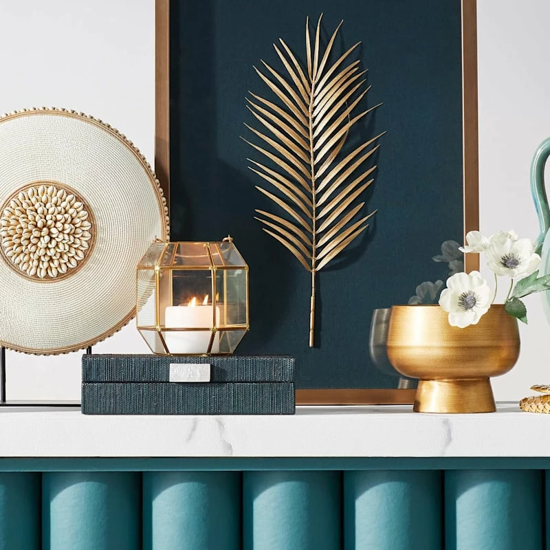 Tracey Boyd Green Woven Decorative Box, 11x6 4 Tracey Boyd Green Woven Decorative Box, 11x6 - Image 2