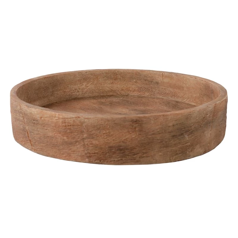 Tracey Boyd Round Wood Tray, 10" 4 Tracey Boyd Round Wood Tray, 10" - Image 2