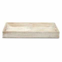 Tracey Boyd White Rustic Wooden Tray, Large 6 Tracey Boyd White Rustic Wooden Tray, Large -Home Decoration Sales Shop tracey boyd white rustic wooden tray large 1
