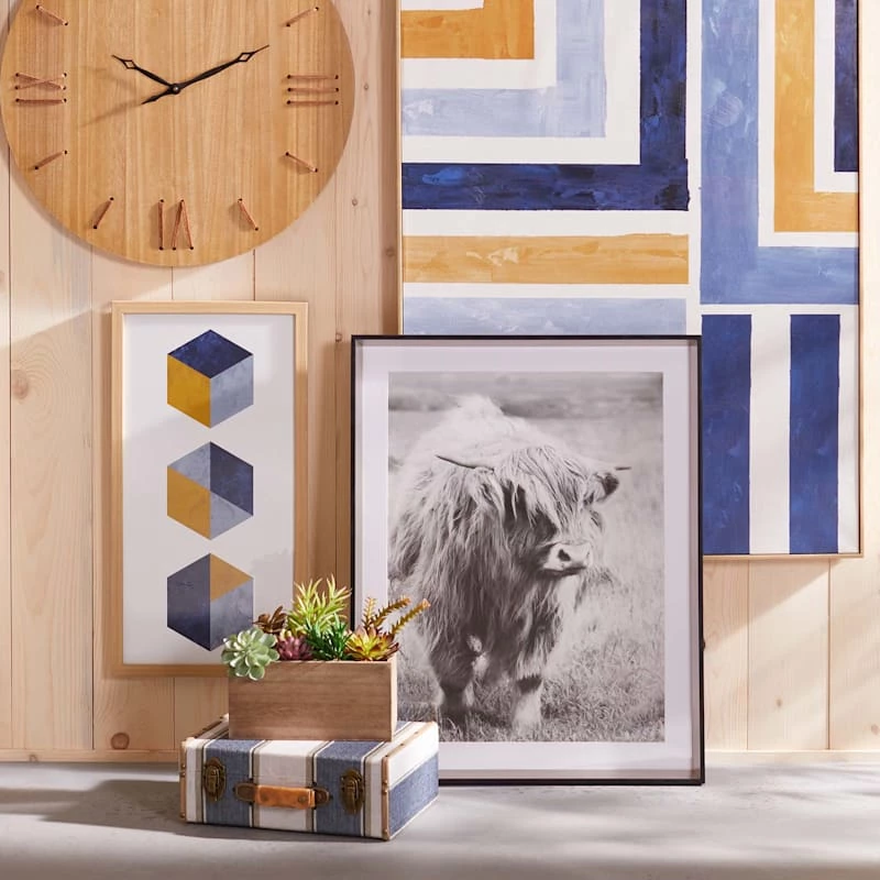 Vintage Denim Decorative Suitcase, 14" 7 Vintage Denim Decorative Suitcase, 14" - Image 5