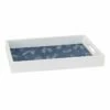 White & Blue Printed Tray, 15x9 1 White & Blue Printed Tray, 15x9 -Home Decoration Sales Shop white blue printed tray 15x9 1