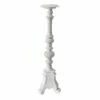 White Candle Holder, 32"