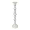 White Metal Candle Holder, 30" 1 White Metal Candle Holder, 30" -Home Decoration Sales Shop white metal candle holder 30
