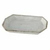 White Metal Trinket Tray, 8x4 1 White Metal Trinket Tray, 8x4 -Home Decoration Sales Shop white metal trinket tray 8x4 1