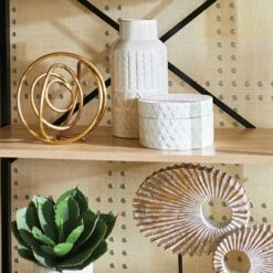 White Round Decorative Box, 6" 10 White Round Decorative Box, 6" -Home Decoration Sales Shop white round decorative box 6 3